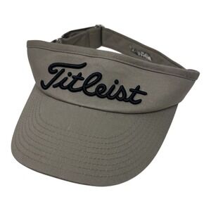 New Era Titleist FJ Footjoy Visor Adjustable Strap Tan Golf‎ Hat
